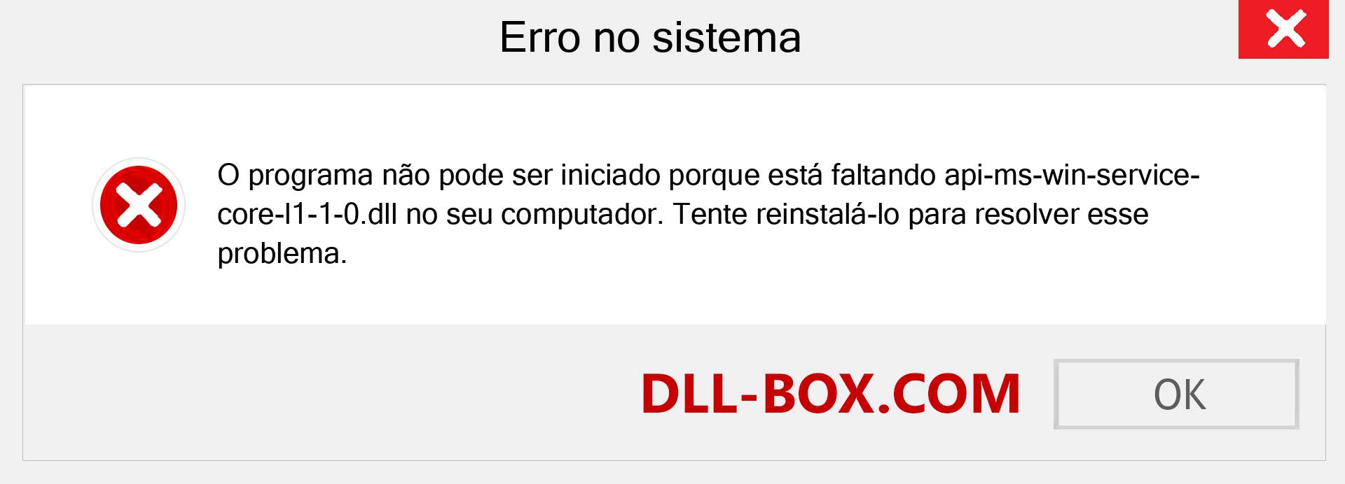 Arquivo api-ms-win-service-core-l1-1-0.dll ausente ?. Download para Windows 7, 8, 10 - Correção de erro ausente api-ms-win-service-core-l1-1-0 dll no Windows, fotos, imagens